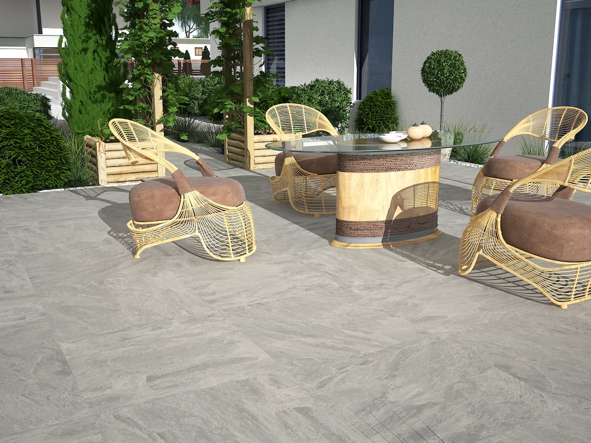 Керамогранит Ocean Ceramic Iran Belstone Antracite 59.7х119.7 20 мм