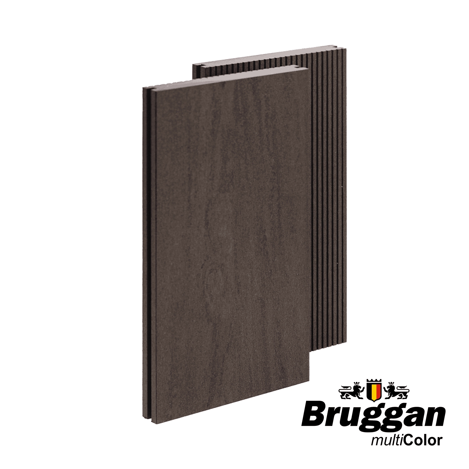 Террасная доска Bruggan Multicolor 130х19х2200мм Полнотелая Wenge